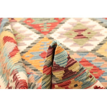 Tappeto Kilim Afghanistan marrone beige 131x183