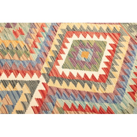 Tappeto Kilim Afghanistan marrone beige 133x171