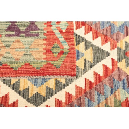Tappeto Kilim Afghanistan marrone beige 133x171