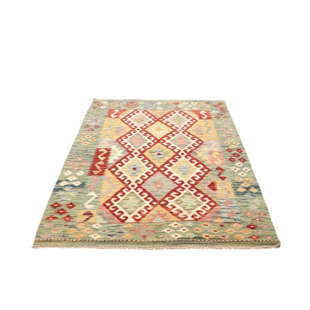 Tappeto Kilim Afghanistan beige giallo 127x178