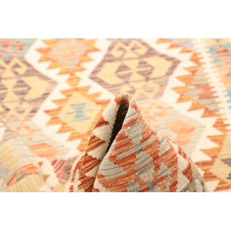 Tappeto Kilim Afghanistan giallo arancione 125x189