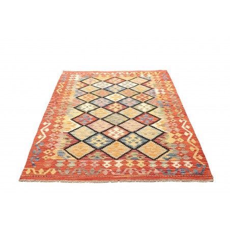 Tappeto Kilim Afghanistan marrone 133x181