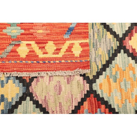 Tappeto Kilim Afghanistan marrone 133x181