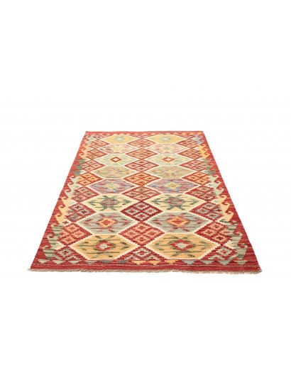 Tappeto Kilim Afghanistan marrone beige 125x178