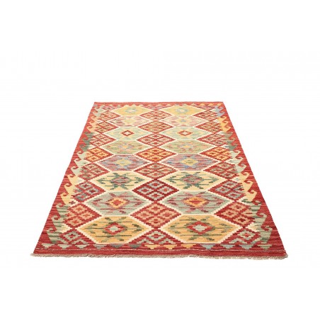 Tappeto Kilim Afghanistan marrone beige 125x178