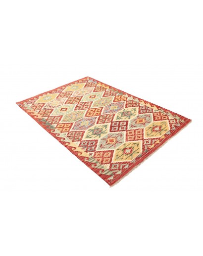 Tappeto Kilim Afghanistan marrone beige 125x178