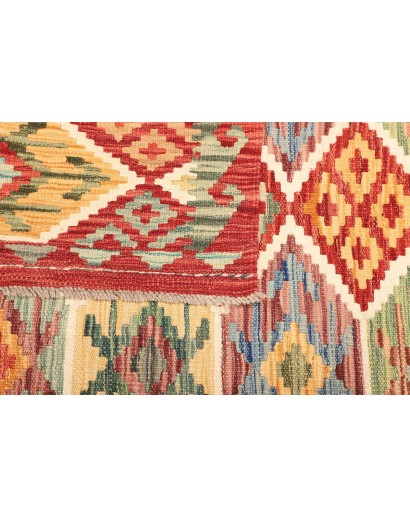 Tappeto Kilim Afghanistan marrone beige 125x178