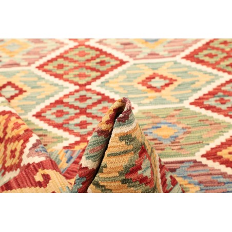 Tappeto Kilim Afghanistan marrone beige 125x178