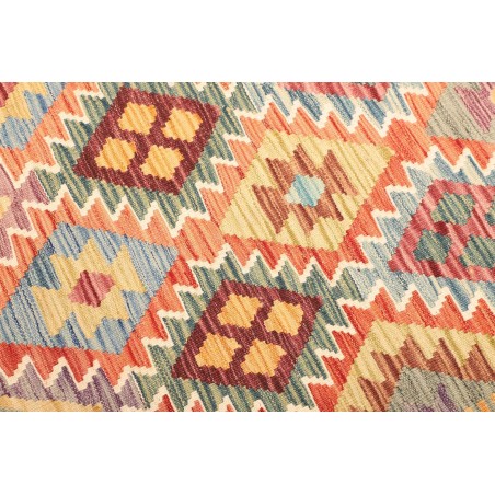 Tappeto Kilim Afghanistan marrone grigio 128x177