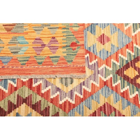Tappeto Kilim Afghanistan marrone grigio 128x177