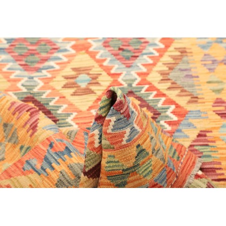 Tappeto Kilim Afghanistan marrone grigio 128x177