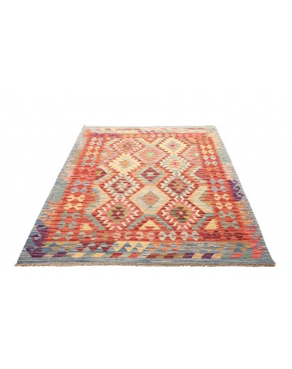 Tappeto Kilim Afghanistan marrone 138x182