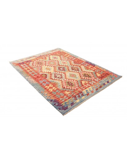 Tappeto Kilim Afghanistan marrone 138x182