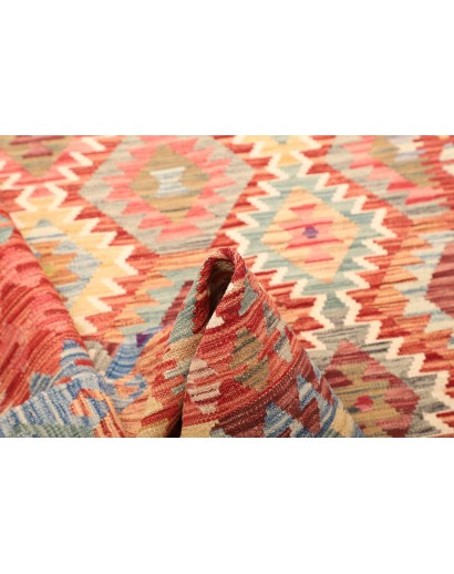 Tappeto Kilim Afghanistan marrone 138x182