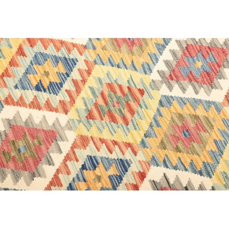 Tappeto Kilim Afghanistan giallo arancione 128x186