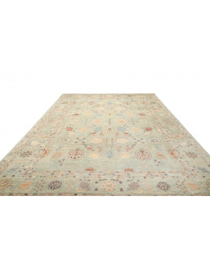 Tappeto Shahi Fine Pakistan azzurro marrone 272x378