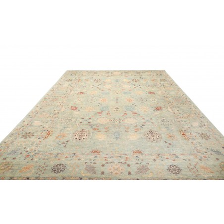 Tappeto Shahi Fine Pakistan azzurro marrone 272x378