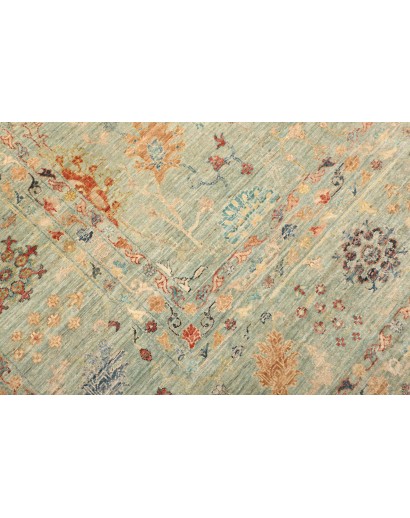 Tappeto Shahi Fine Pakistan azzurro marrone 272x378