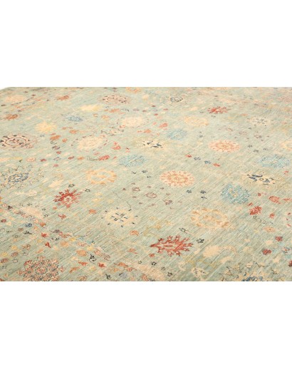 Tappeto Shahi Fine Pakistan azzurro marrone 272x378