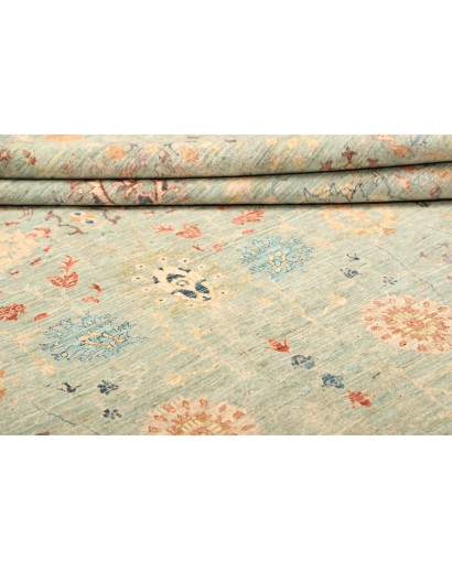 Tappeto Shahi Fine Pakistan azzurro marrone 272x378