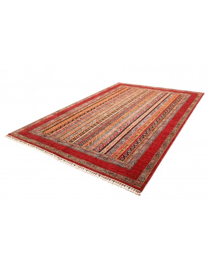 Tappeto Shall Pakistan marrone grigio 219x307