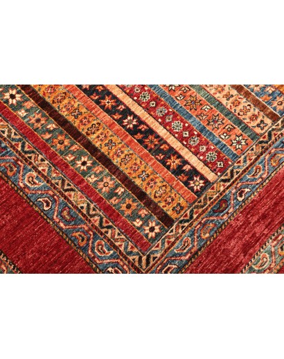 Tappeto Shall Pakistan marrone grigio 219x307