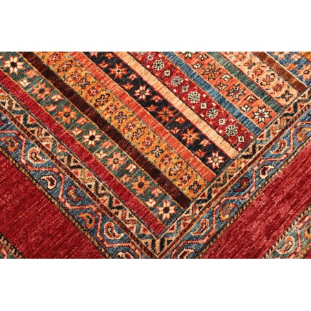 Tappeto Shall Pakistan marrone grigio 219x307