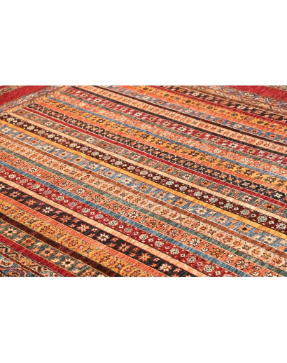 Tappeto Shall Pakistan marrone grigio 219x307