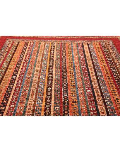 Tappeto Shall Pakistan marrone grigio 219x307