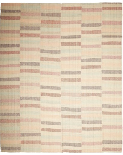Tappeto Kilim Persia giallo bianco 249x305
