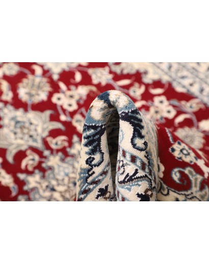Tappeto Nain Kashmar Persia bianco marrone 150x196