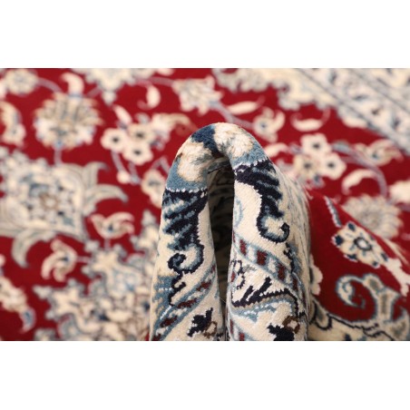 Tappeto Nain Kashmar Persia bianco marrone 150x196