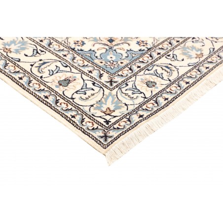 Tappeto Nain Kashmar Persia bianco grigio 170x235