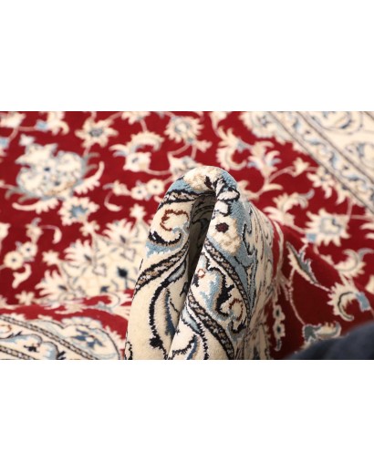 Tappeto Nain Kashmar Persia bianco grigio 170x235