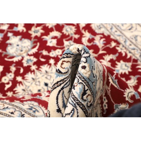 Tappeto Nain Kashmar Persia bianco grigio 170x235