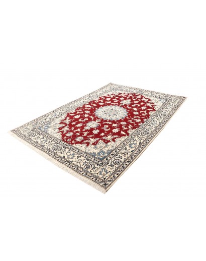 Tappeto Nain Kashmar Persia bianco marrone 170x235