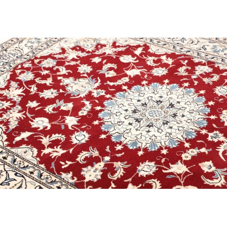Tappeto Nain Kashmar Persia bianco marrone 170x235