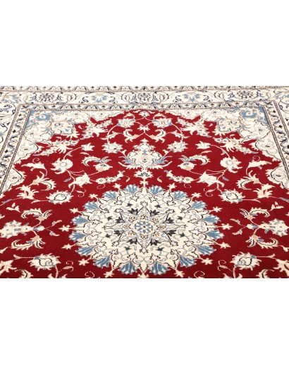 Tappeto Nain Kashmar Persia bianco marrone 170x235