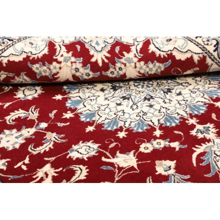 Tappeto Nain Kashmar Persia bianco marrone 170x235