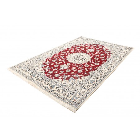 Tappeto Nain Kashmar Persia bianco grigio 170x240