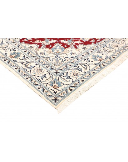 Tappeto Nain Kashmar Persia bianco grigio 170x240