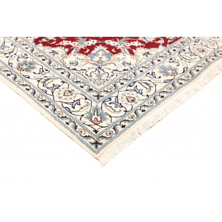 Tappeto Nain Kashmar Persia bianco grigio 170x240