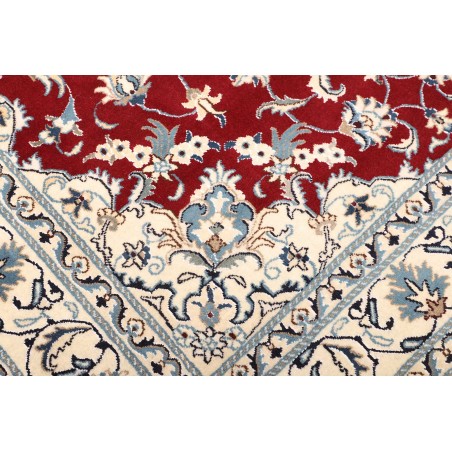 Tappeto Nain Kashmar Persia bianco grigio 170x240