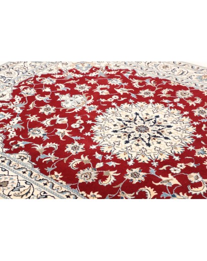 Tappeto Nain Kashmar Persia bianco grigio 170x240