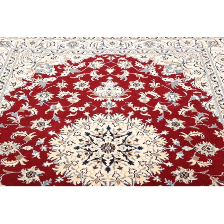 Tappeto Nain Kashmar Persia bianco grigio 170x240