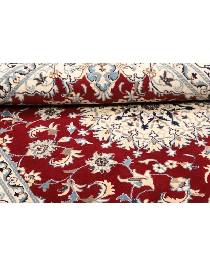 Tappeto Nain Kashmar Persia bianco grigio 170x240