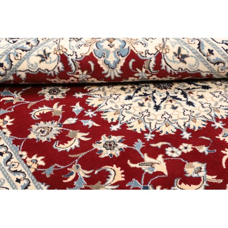 Tappeto Nain Kashmar Persia bianco grigio 170x240