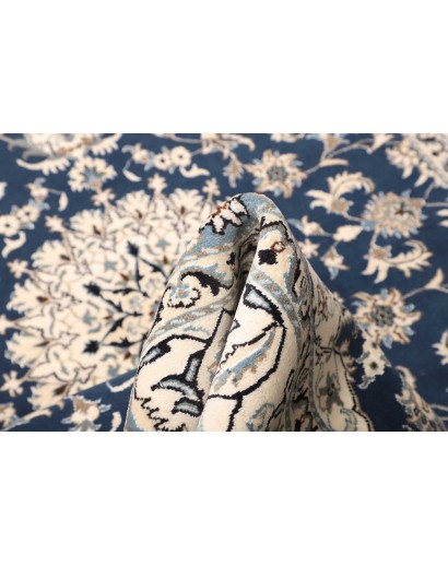 Tappeto Nain Kashmar Persia bianco grigio 168x247