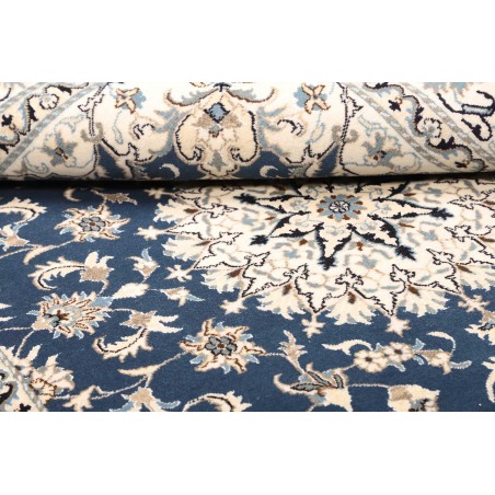 Tappeto Nain Kashmar Persia bianco grigio 168x247