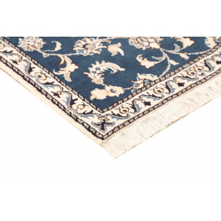 Tappeto Nain Kashmar Persia grigio bianco 80x285